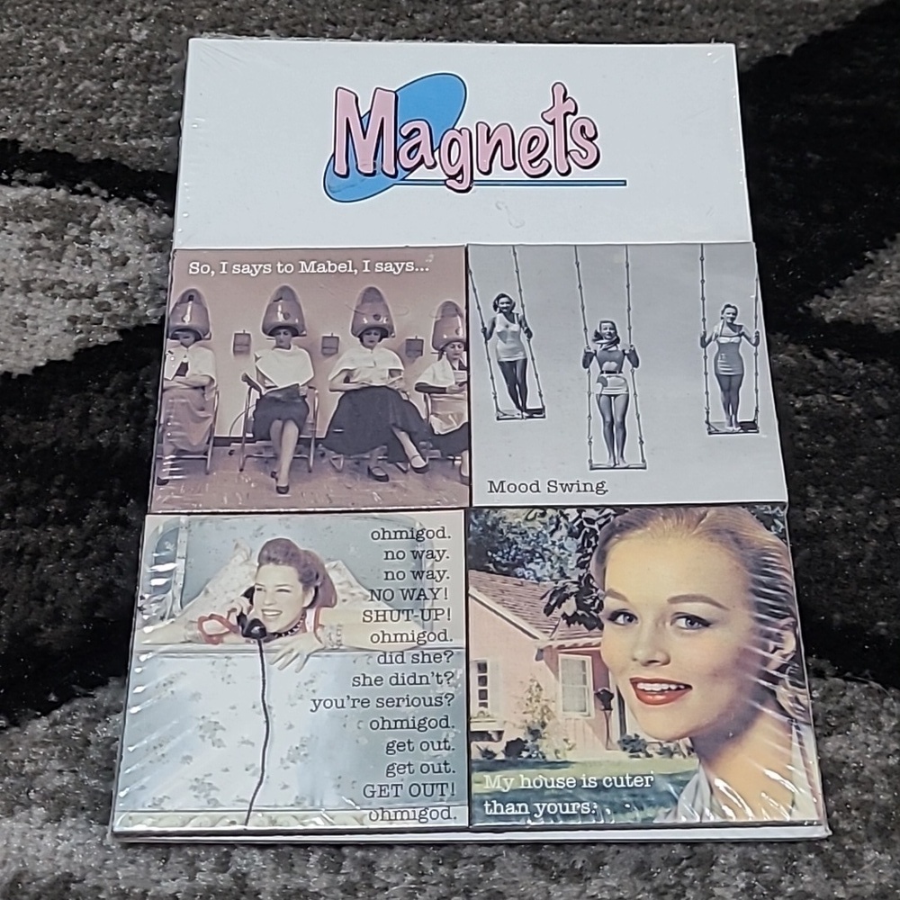 VINTAGE LADIES HUMOROUS MAGNETS